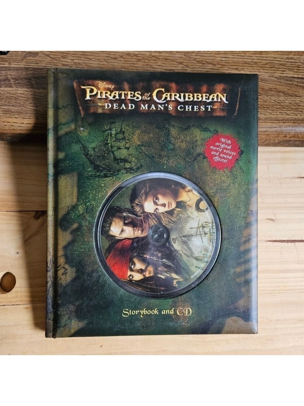 2007 Disney Prod. Pirates of the Caribbean Storybook & CD